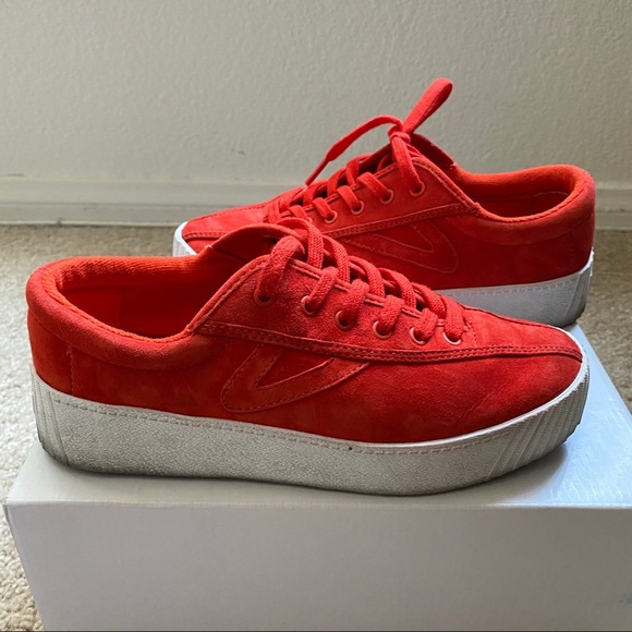 red tretorn shoes